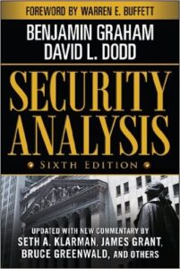 Security Analysis
Benjamin Graham
David L. Dodd